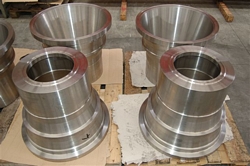 lavorazione componenti acciaio inox da centrifugato verticale